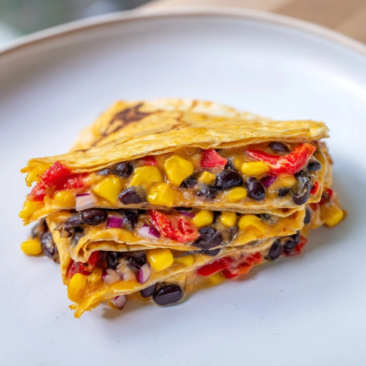 Golden, crispy Tortilla Wrap Hack, with melted cheese and savory beans, ready to enjoy.