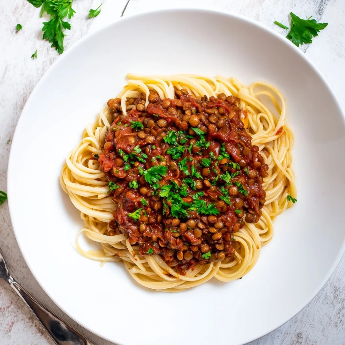 Hearty Lentil Bolognese
