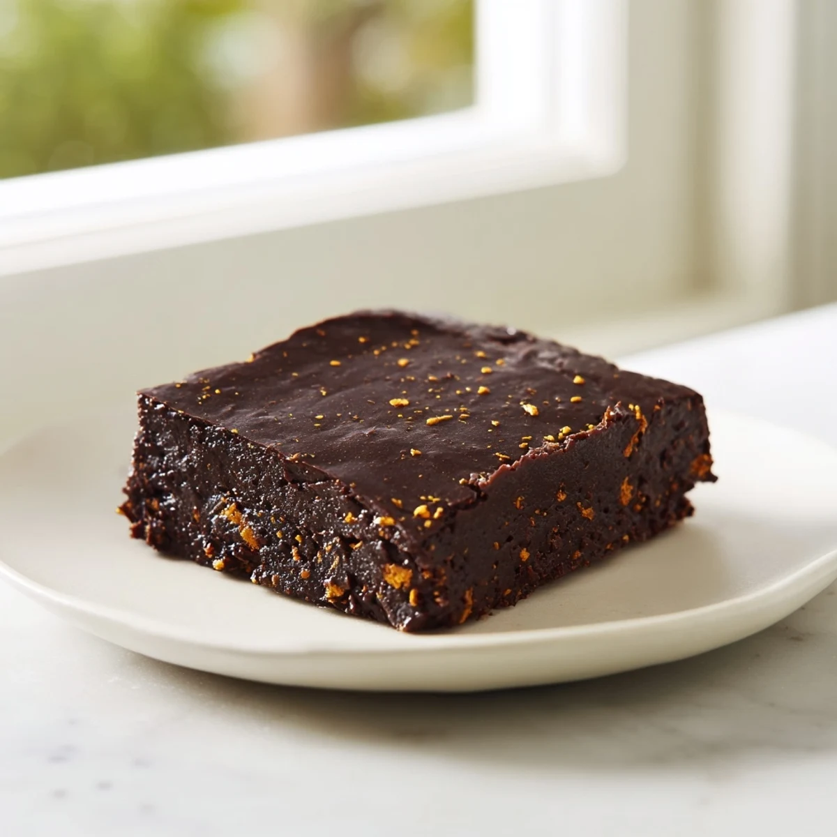 Pumpkin Workout Fudgy Brownies