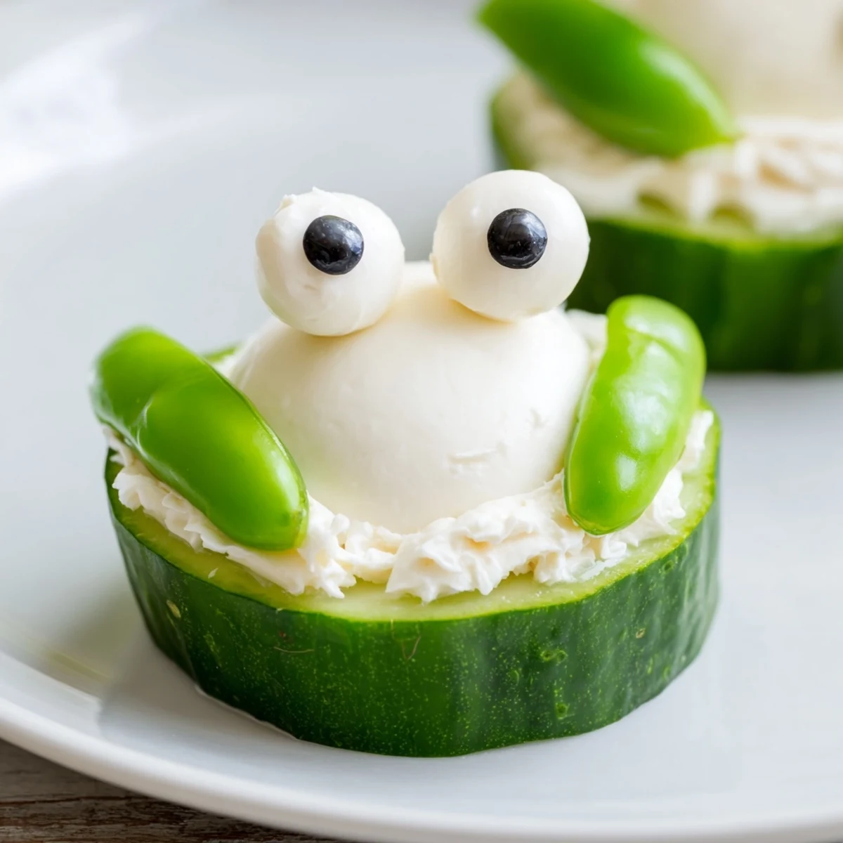 Bright Frog Pond Snack Tray: Delicious mozzarella frogs swim in a pond of fresh fruits and veggies.