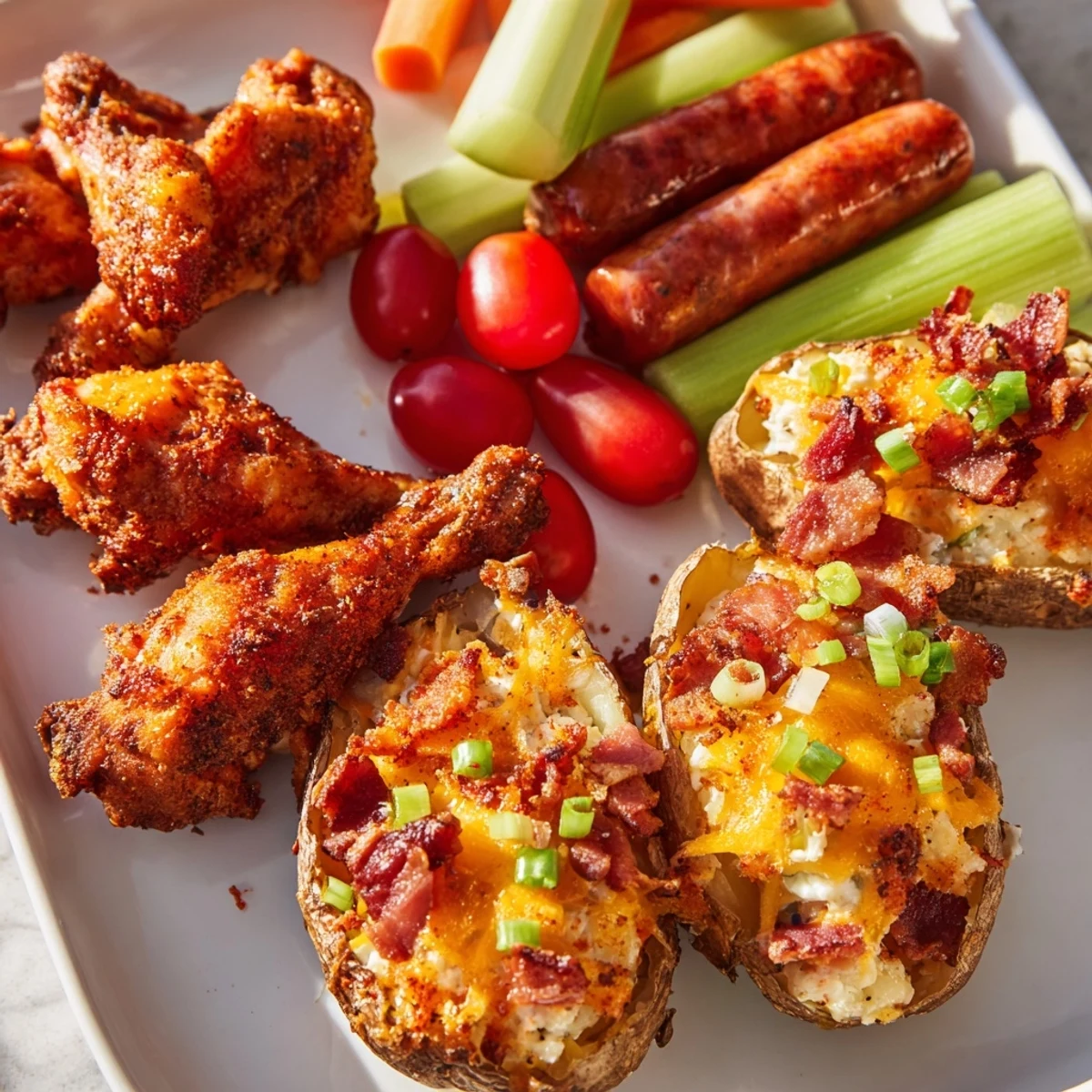 Touchdown Football Tailgate Spread