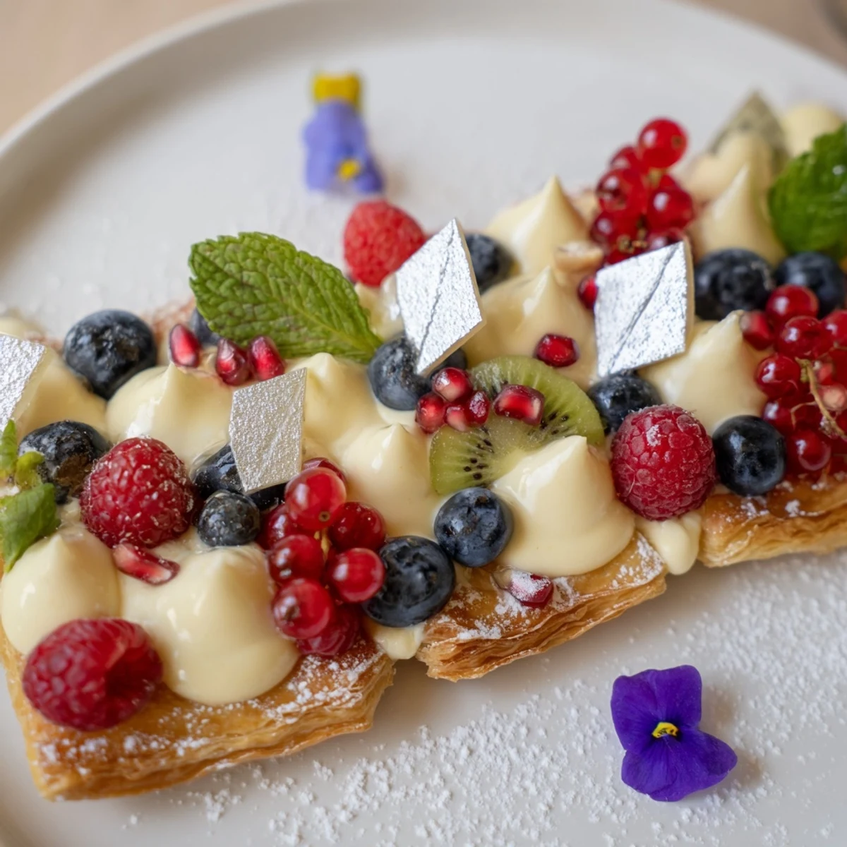 Presenting the stunning Luxury Diamond Engagement Platter, showcasing colorful fruits and delicate sweets on a platter.
