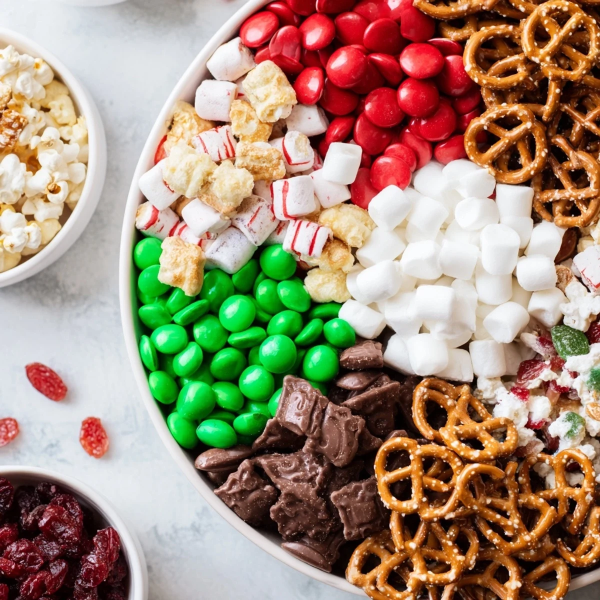 Get ready for movie night: This Elf Snack Trail Mix Board is a fun, easy American treat!