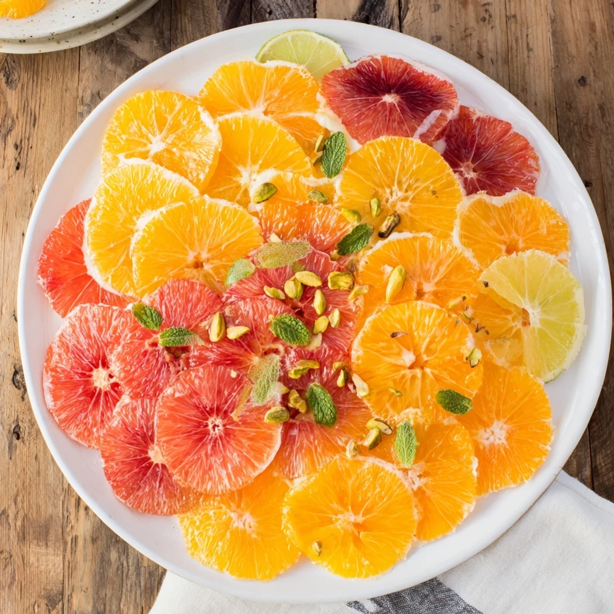 Whimsical Citrus Cheese Platter
