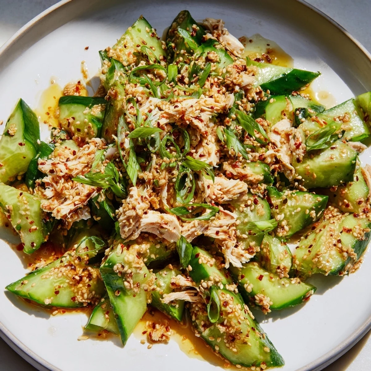 Whole Cucumber Logan Salad