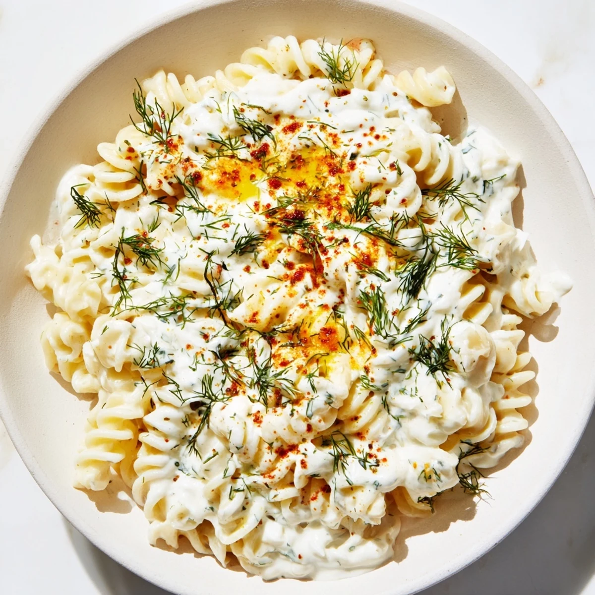 Turkish Yogurt Pasta Bowl