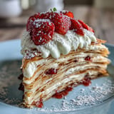 Mother's Day Strawberry Mascarpone Cake