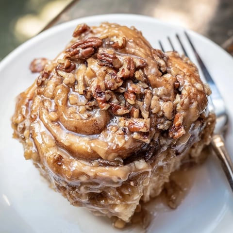Soft Maple Cinnamon Pecan Sticky Buns drizzled with rich maple glaze, perfect for brunch.
