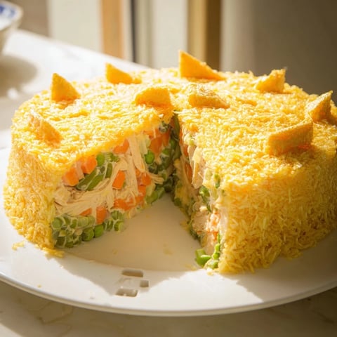 Golden, flaky crust encasing a steaming, creamy Marry Me Chicken Pot Pie filling.