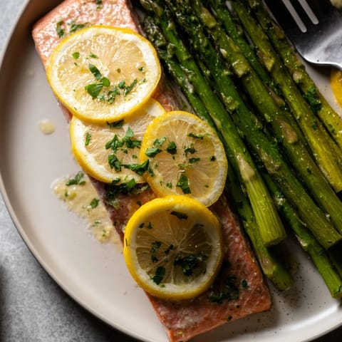 One-Pan Lemon Garlic Salmon