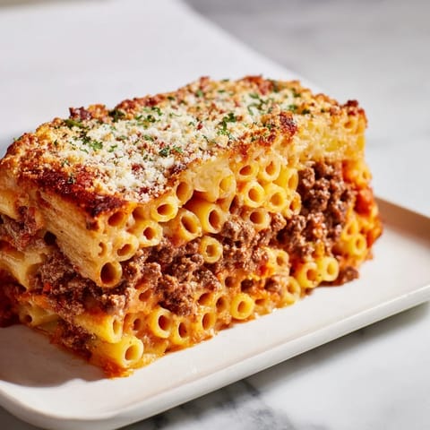 Classic Greek Pastitsio Casserole