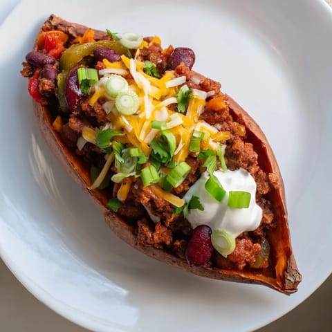 Baked Sweet Potato Chili
