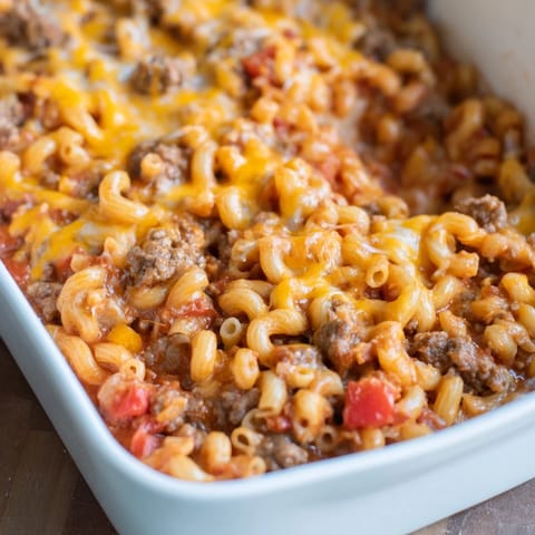 Hamburger Macaroni Casserole