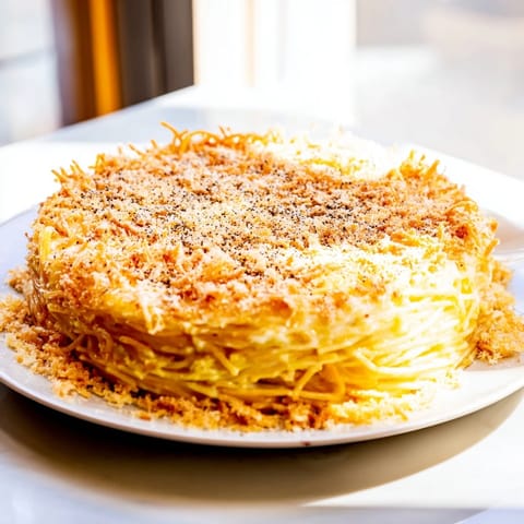 Cacio e Pepe Pasta Pie