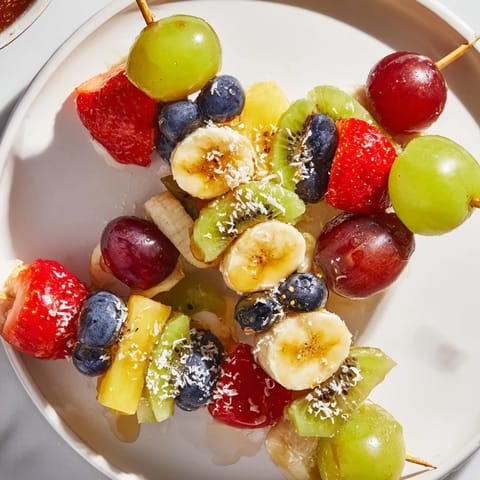 Easy Festive Fruit Kabobs