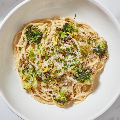 Roasted Garlic Lemon Broccoli