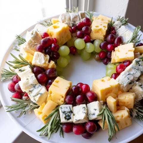 Holiday Wreath Cheese Ring