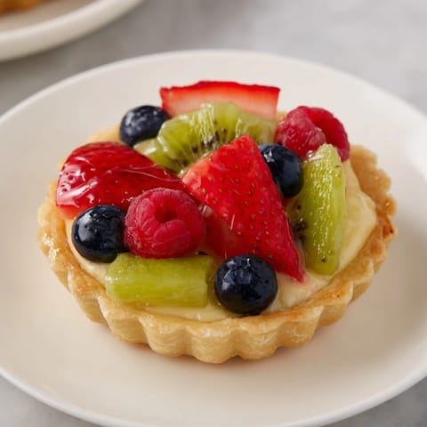 Mini Fruit Tartlets Circle