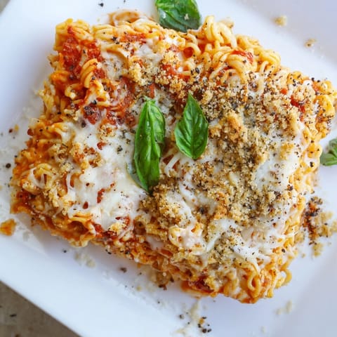 Ramen Lasagna Budget Twist