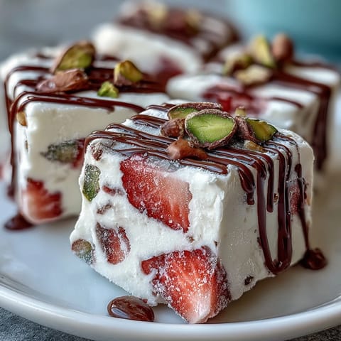 Delightful Valentine Strawberry Yogurt Bark with Pistachios—a refreshing frozen dessert with vibrant strawberries and nutty crunch for loved ones.