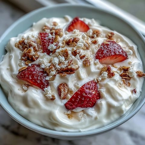 Fluffy Yogurt Bowl Strawberries