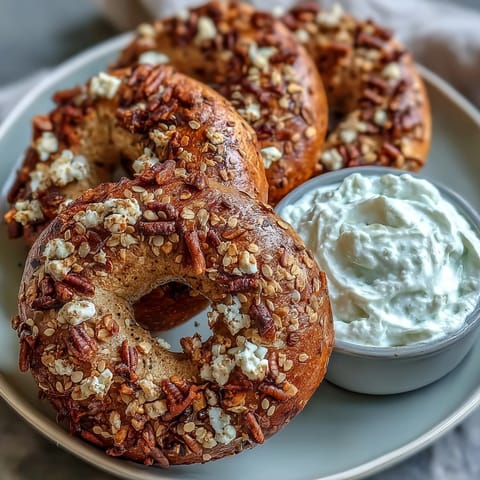 Honey whole wheat bagels