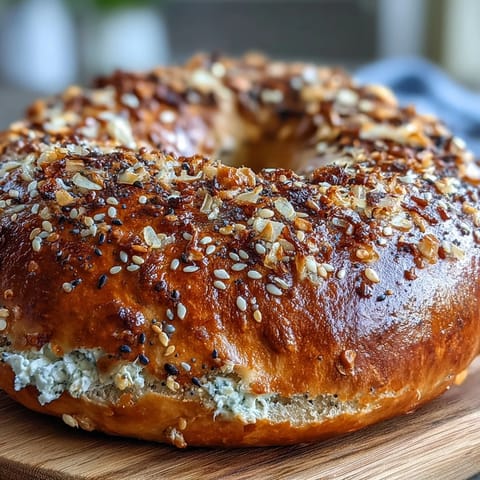 Protein Bagels with Everything