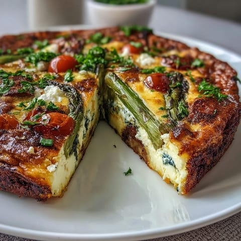 Healthy Easy Spring Veggie Frittata