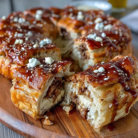 Golden puff pastry-wrapped cocktail sausages served with tangy mustard dip, perfect for game day snacking.