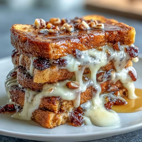 Sweet piloncillo syrup infused with cinnamon coats toasted bread, raisins, and cheese in this traditional Lenten bread pudding.