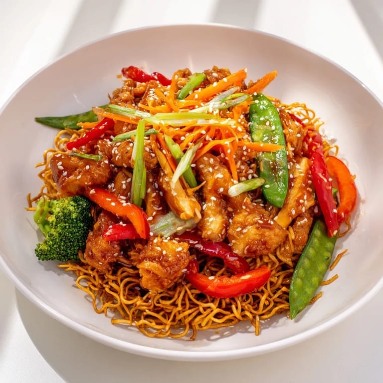 A close-up shows the delicious Sheet-Pan Crispy Ramen with perfectly crisp edges and fresh herbs.