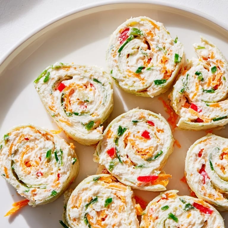 Arrange these beautiful Cozy Scarf Holiday Pinwheel Wraps on a platter for your next holiday appetizer spread.