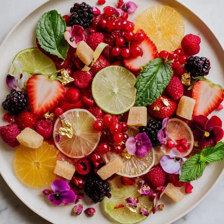 Imagine a beautiful Champagne Bar with an array of garnishes, ready to elevate any celebration.