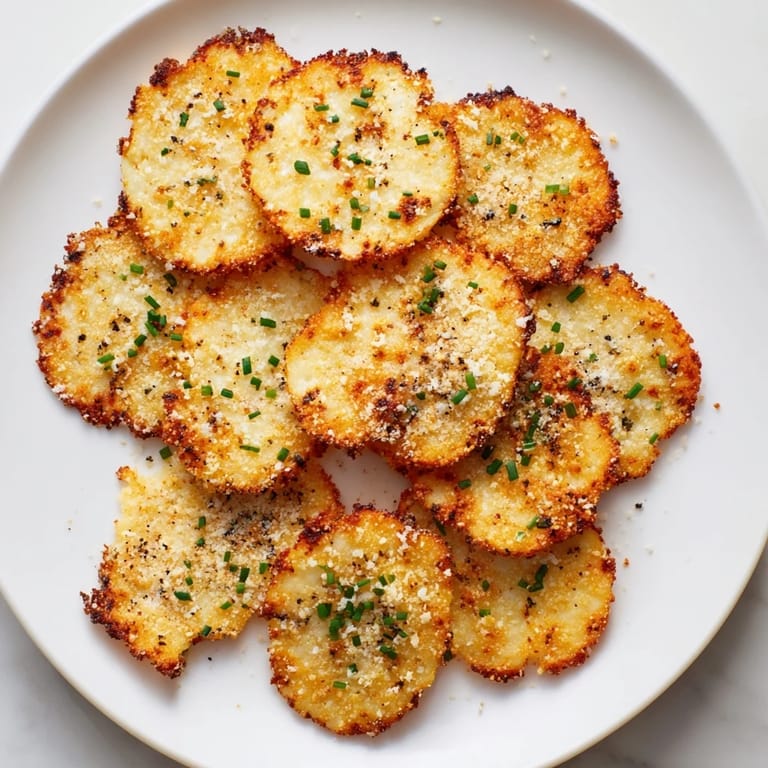 Perfectly baked cottage cheese chips: a healthy, savory American snack, served warm and crispy.