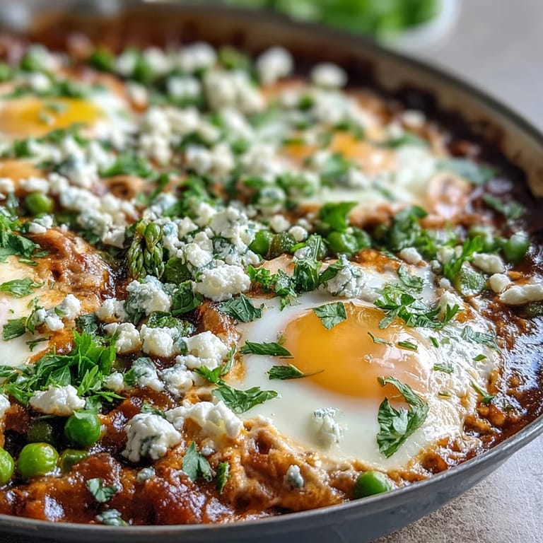 Serve this hearty shakshuka with crusty bread for dipping into the rich, flavorful sauce.