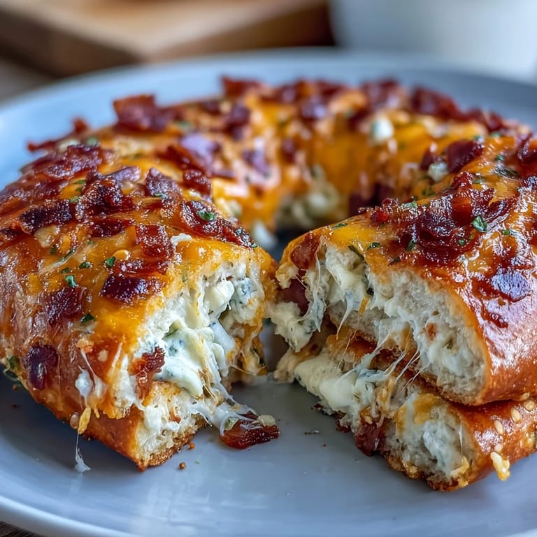 Golden-brown bagels packed with savory cheddar and diced jalapeños, offering a protein-rich start to your day.  