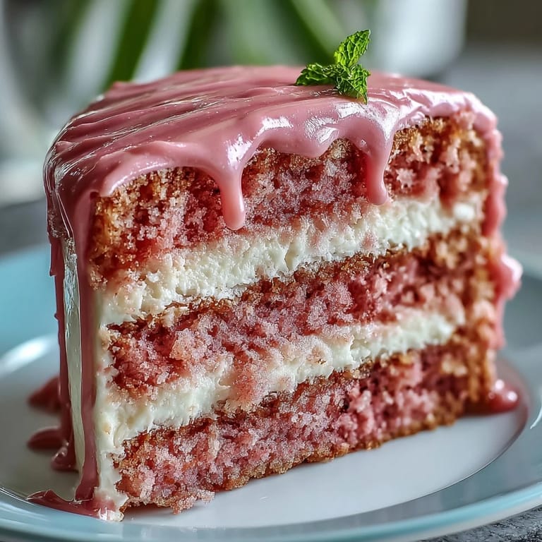 Delicate Bridal Shower Rosé Velvet Cake, ready for a festive celebration.
