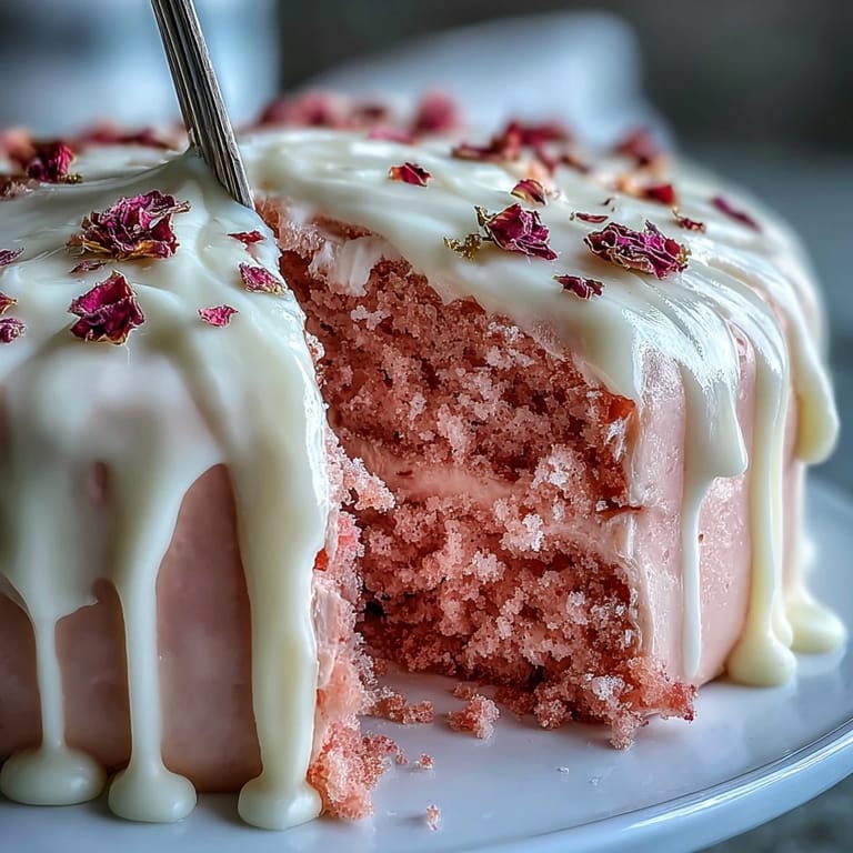 Beautifully crafted Bridal Shower Rosé Velvet Cake, ready for a festive celebration.