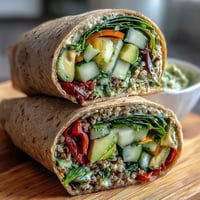 Colorful Field Trip Lunch Box Rainbow Veggie Wraps with vibrant layers of crisp bell peppers, carrots, and cabbage wrapped in whole wheat tortillas.