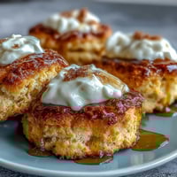 Dandelion Honey Scones Clotted